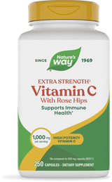 Vitamin C with Rose Hips Extra Strength‡ - 100 capsules By Nature's Way