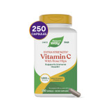 Vitamin C with Rose Hips Extra Strength‡ - 100 capsules By Nature's Way