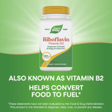 Riboflavin Vitamin B2 - 30 tablets By Nature's Way