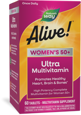 Alive!® Women's 50+ Ultra Multivitamin - 60 tablets By Nature's Way