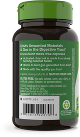 Activated Charcoal - 100 capsules By Nature's Way