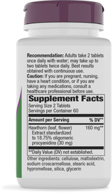 HeartCare™ Hawthorn - 120 tablets By Nature's Way