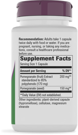 Pomegranate Standardized Extract - 60 capsules By Nature's Way