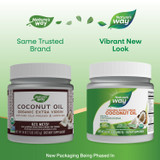 Organic Extra Virgin Coconut Oil - 16 oz (453 g) By Nature's Way
