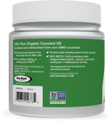 Organic Extra Virgin Coconut Oil - 16 oz (453 g) By Nature's Way