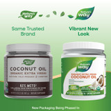 Organic Extra Virgin Coconut Oil - 16 oz (453 g) By Nature's Way