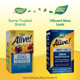Alive!® Men's 50+ Ultra Multivitamin - 60 tablets By Nature's Way