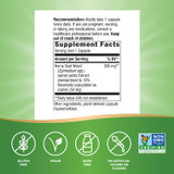 Horny Goat Weed Standardized Extract - 60 capsules By Nature's Way