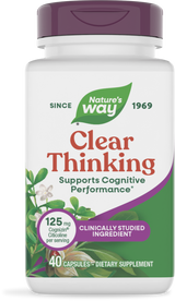 Clear Thinking - 40 capsules By Nature's Way