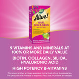 Alive!® Hair, Skin & Nails Multivitamin - 60 softgels / Strawberry By Nature's Way