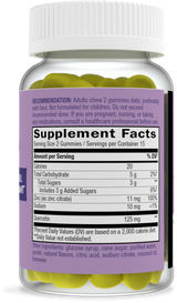 Quercetin Gummies with Zinc-Last Chance¹ - 30 gummies / Lemon By Nature's Way