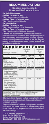 Sambucus Immune Syrup for Kids* - 4 fl oz (120 ml) / Elderberry By Nature's Way