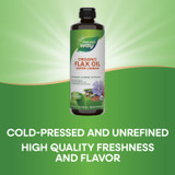 Organic Flax Oil Super Lignan - 16 fl oz (480 ml) By Nature's Way