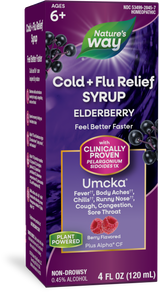 Umcka Cold+Flu Elderberry Syrup - 4 fl oz (120 ml) / Berry By Nature's Way