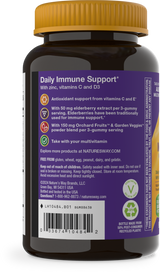 Alive!® Immune Gummy With Elderberry Extract - 90 gummies / Cherry & Grape By Nature's Way