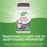 Asian Ginseng Standardized Extract - 60 capsules By Nature's Way