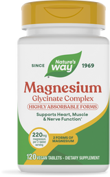 Magnesium Glycinate Complex - 120 tablets By Nature's Way