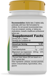 Magnesium Glycinate Complex - 120 tablets By Nature's Way