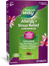 Umcka® Allergy+Sinus Chewables - 20 chewables / Cherry By Nature's Way