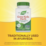 Gotu Kola Herb - 100 capsules By Nature's Way