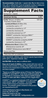 Fortify® Women’s 30 Billion Daily Probiotic - 30 capsules By Nature's Way