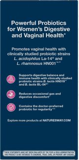 Fortify® Women’s 30 Billion Daily Probiotic - 30 capsules By Nature's Way