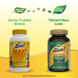 Alive!® Max3 Potency Adult Complete Multivitamin-No Added Iron - 90 tablets By Nature's Way