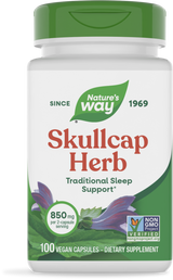 Skullcap Herb - 100 capsules By Nature's Way
