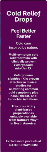 Umcka® Cold Relief Drops - 1 fl oz (30 ml) By Nature's Way