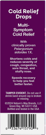 Umcka® Cold Relief Drops - 1 fl oz (30 ml) By Nature's Way