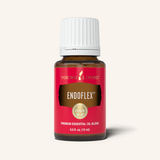 EndoFlex™ is a blend of Spearmint, Geranium, and other pure essential oils that helps create a calming and balancing aroma when diffused.