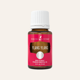 Ylang Ylang essential oil,  traditionaly known for its romantic appeal has a calming and balancing aroma for a smooth and happy heart. It also promotes the appearance of healthy-looking skin and shiny hair.