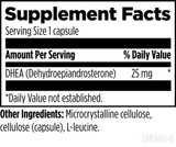DHEA 25 mg 60 capsules by Designs for Health
