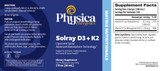 Solray D3 + K2 Liposome Spray by Physica Energetics 2 oz (60 ml)