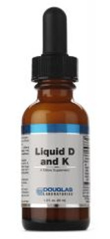 Liquid D and K 1 fl oz (30 ml) by Douglas Labs