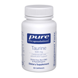 Taurine 500 mg 60 capsules by Pure Encapsulations