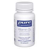 Vitamin D3 25 mcg (1,000 IU) 60 capsules by Pure Encapsulations