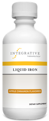 Liquid Iron by Integrative Therapeutics 6 oz (177 ml)  Apple Cinnamon Flavor