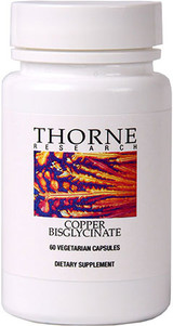 Copper Bisglycinate - 60 Count By Thorne Research