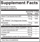 This product is on a back order status. We recommend you order a clinically superior, higher quality, similarly designed Joint health support product, such as Clinical Nutrition Centers HA Plus; Designs For Health Arthrosoothe, Arthroben, Whole Body Collagen, or KTO-Collagen; NutriDyn Dynamic Collagen Renew or Dynamic Multi Collagen, Rehab Forte, or Hyaluronic Acid; NuMedica Joint Replete, Collagen Connect or Collagen Replete; Pure Encapsulations Disc-Flex, Joint Complex, Ligament Restore, or Collagen w/ Bone Broth Powder; PHP Collagen Complex; Nutritional Frontiers HA Plus; Metagenics Collagenics; Vital Nutrients Marine Collagen, Allergy Research Group Arthred Collagen Formula; DaVinci Labs Nature’s Collagen; or Vital Proteins BioActive Collagen Complex Daily Foundational Support or Bone & Joint Support.

You can directly order Designs For Health (DFH) products by clicking the link below to shop from our DFH Virtual Dispensary.  Then simply set up your account, shop and select the desired product(s), then check out of your cart.  DFH will ship your orders directly to you.  Bookmark our DFH Virtual Dispensary, then shop and re-order anytime from our DFH Virtual Dispensary when products are needed.

https://www.designsforhealth.com/u/cnc