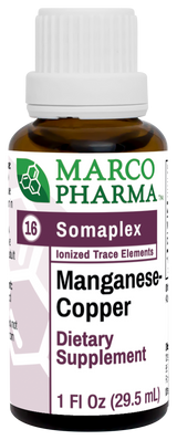 Manganese-Copper Somaplex No. 16 by Marco Pharma 1 oz (29.5 ml)