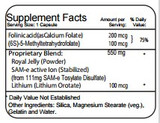 BH4 plays a critical role in both neurotransmitter and nitric oxide production. It can be depleted by methylation errors, high levels of ammonia, oxidative stress, or a lack of SAMe or NADH.

BH4 ASSIST contains Royal Jelly, folinic acid, (6S)-5-methyltetrahydrofolic acid, SAMe and lithium orotate to support the production of BH4.