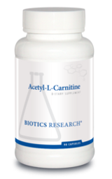 Acetyl-L-Carnitine by Biotics Research Corporation 90 Capsules