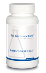 Bio-Glycozyme Forte by Biotics Research Corporation 90 Capsules