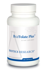 B12/Folate Plus by Biotics Research Corporation 100 Capsules