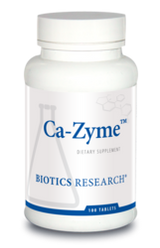Ca-Zyme (Calcium) by Biotics Research Corporation 100 Tablets