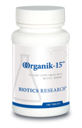 Oorganik-15 by Biotics Research Corporation 180 Tablets