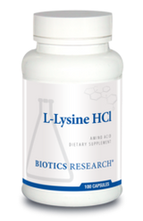 L-Lysine HCL (Amino Acid) by Biotics Research Corporation 100 Capsules