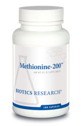 Methionine-200 by Biotics Research Corporation 100 Capsules