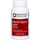 Alpha-Lipoic Acid 600mg by Protocol for Life Balance 60 vcaps